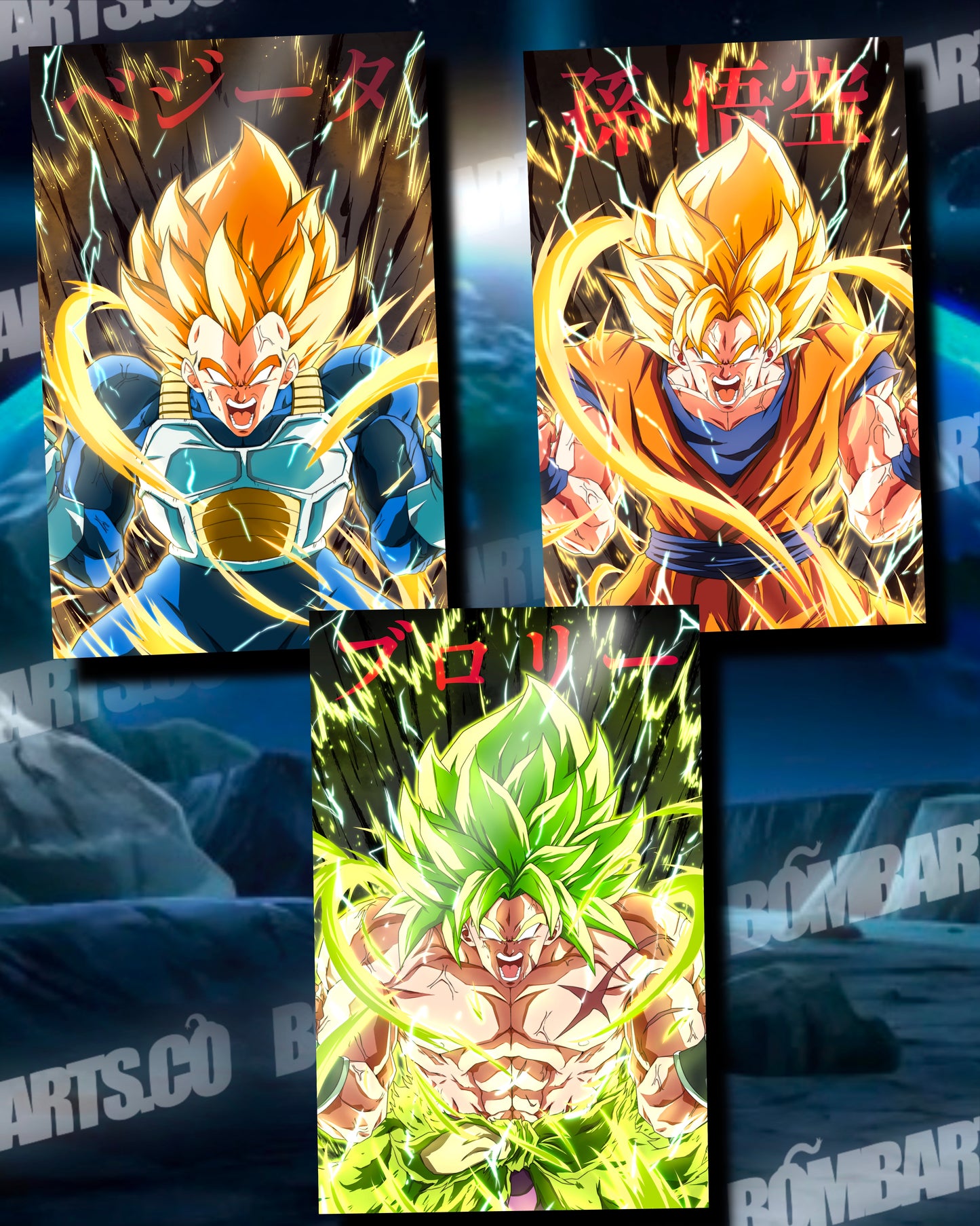 Full Power Saiyan Prints