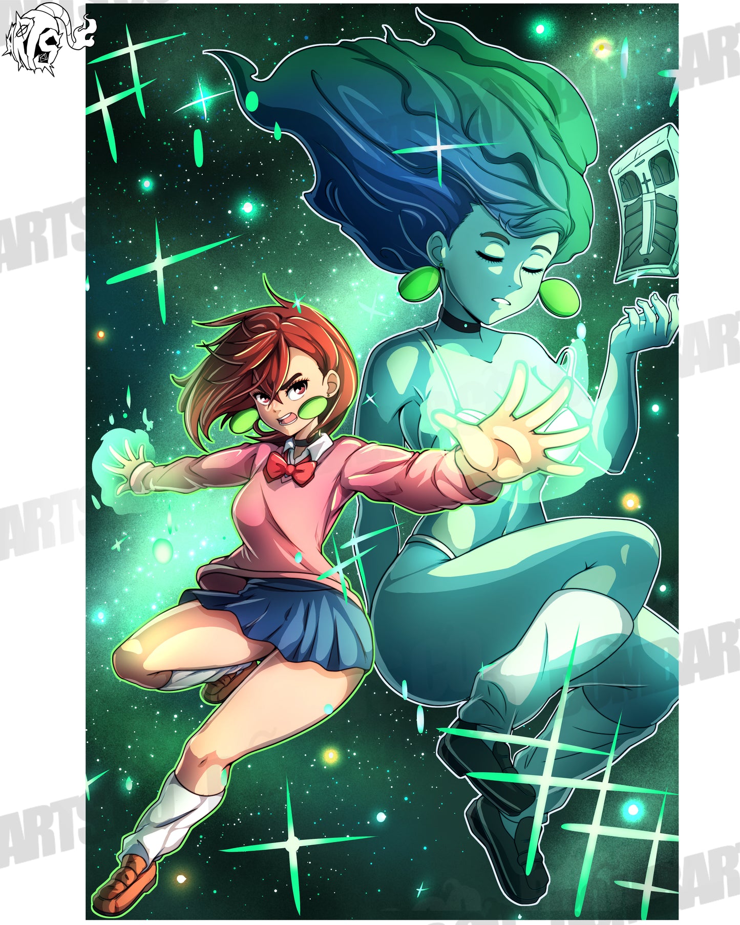 Momo Spiral Print