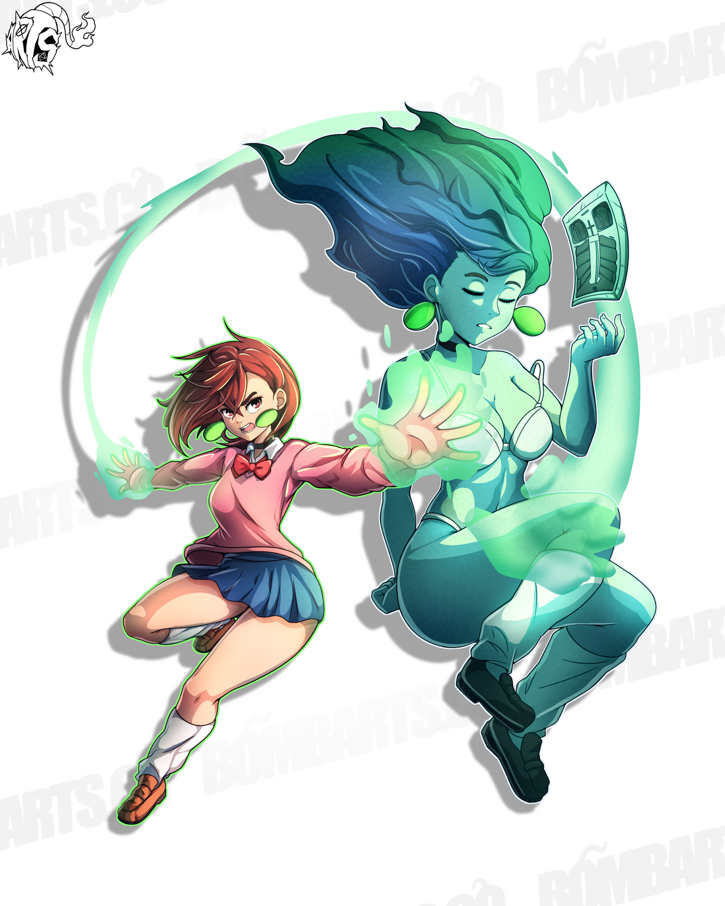 Momo Spiral Sticker