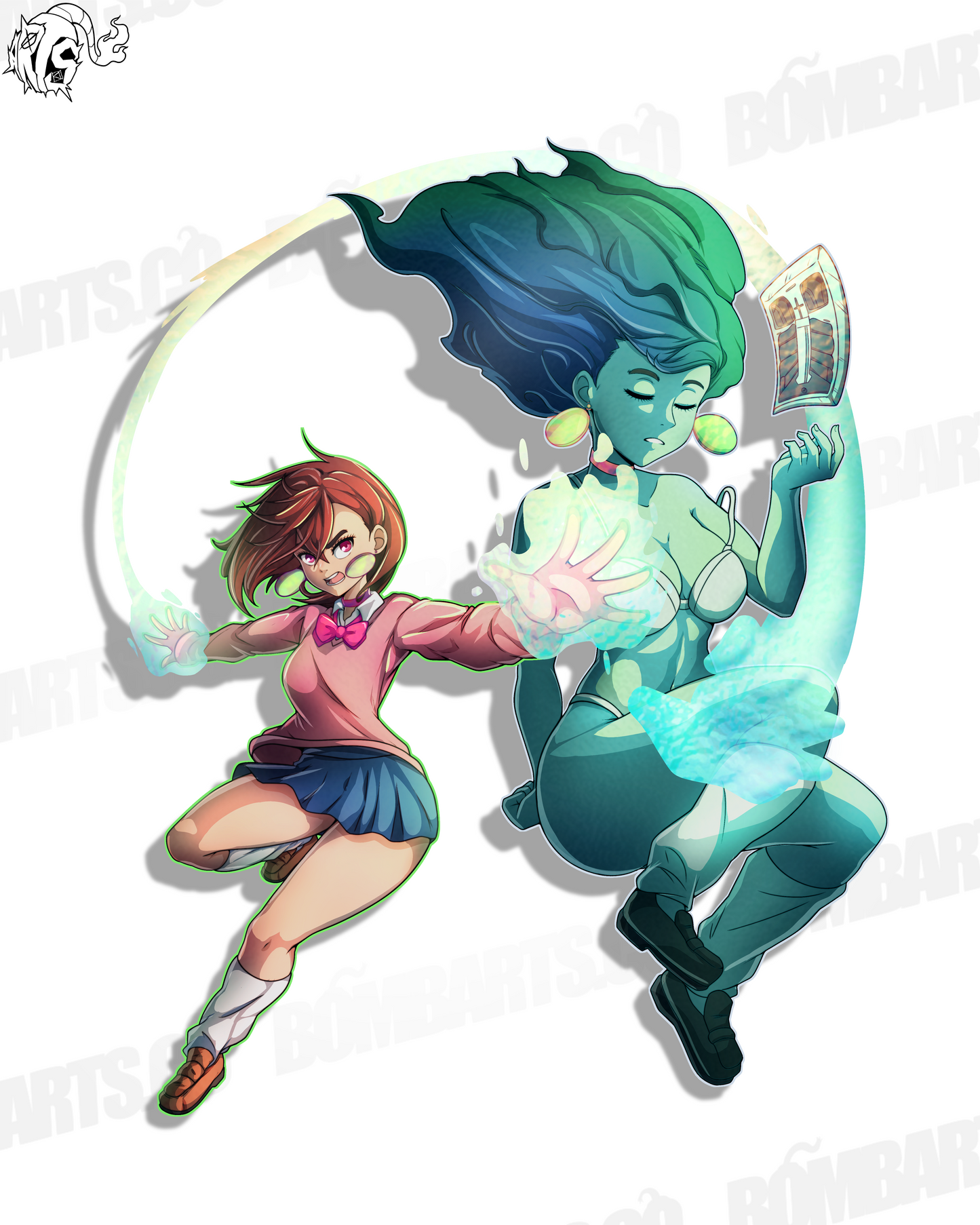 Momo Spiral Sticker