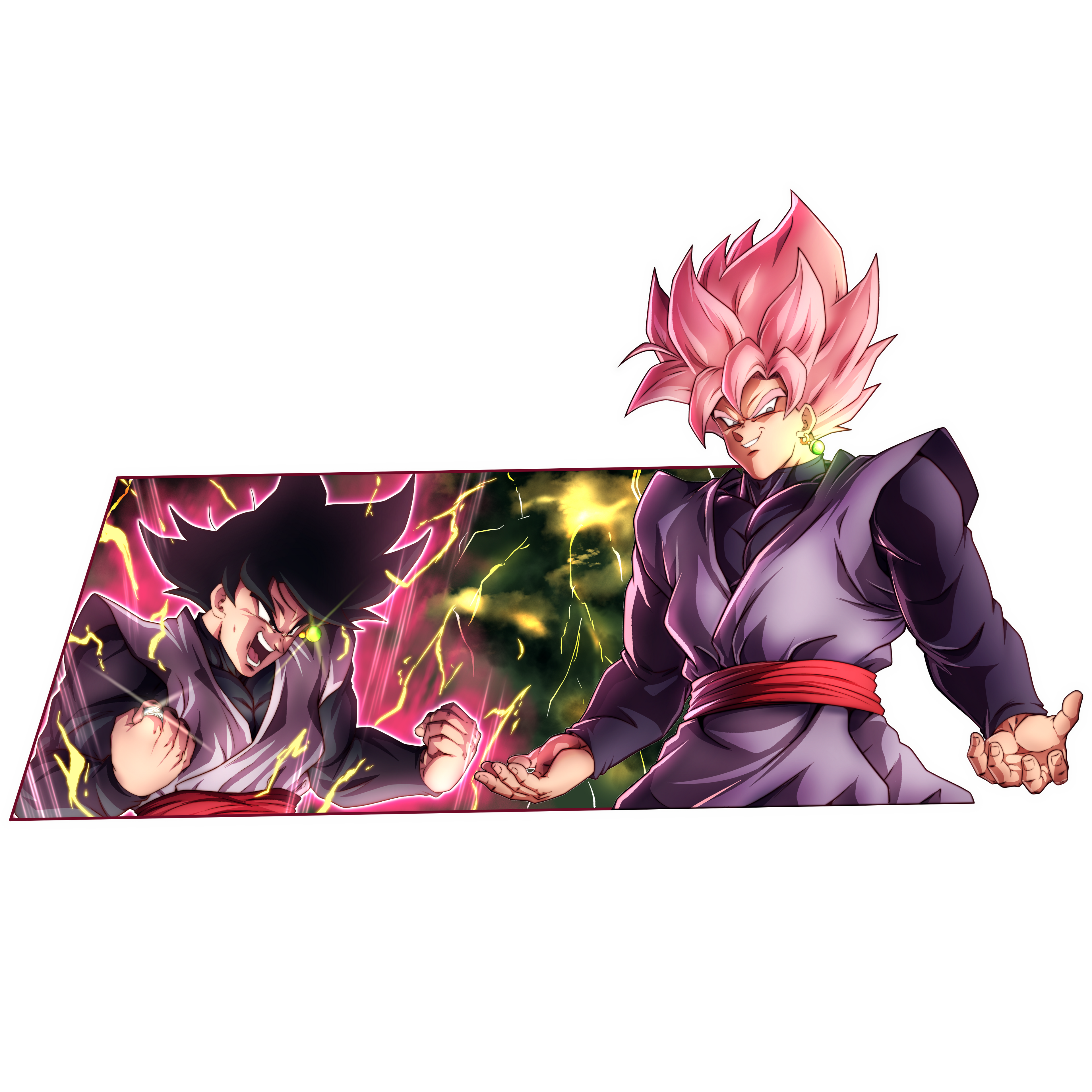 Rose Black Slap [Sticker]