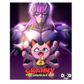 Granny the Cowardly Cat [Sticker]