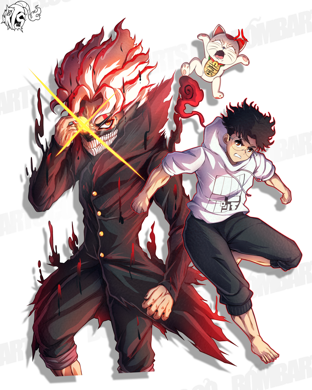 Okarun Spiral Sticker