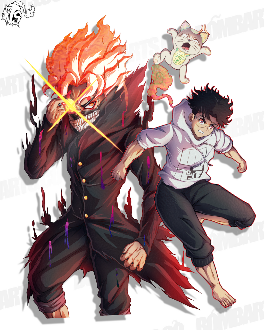 Okarun Spiral Sticker