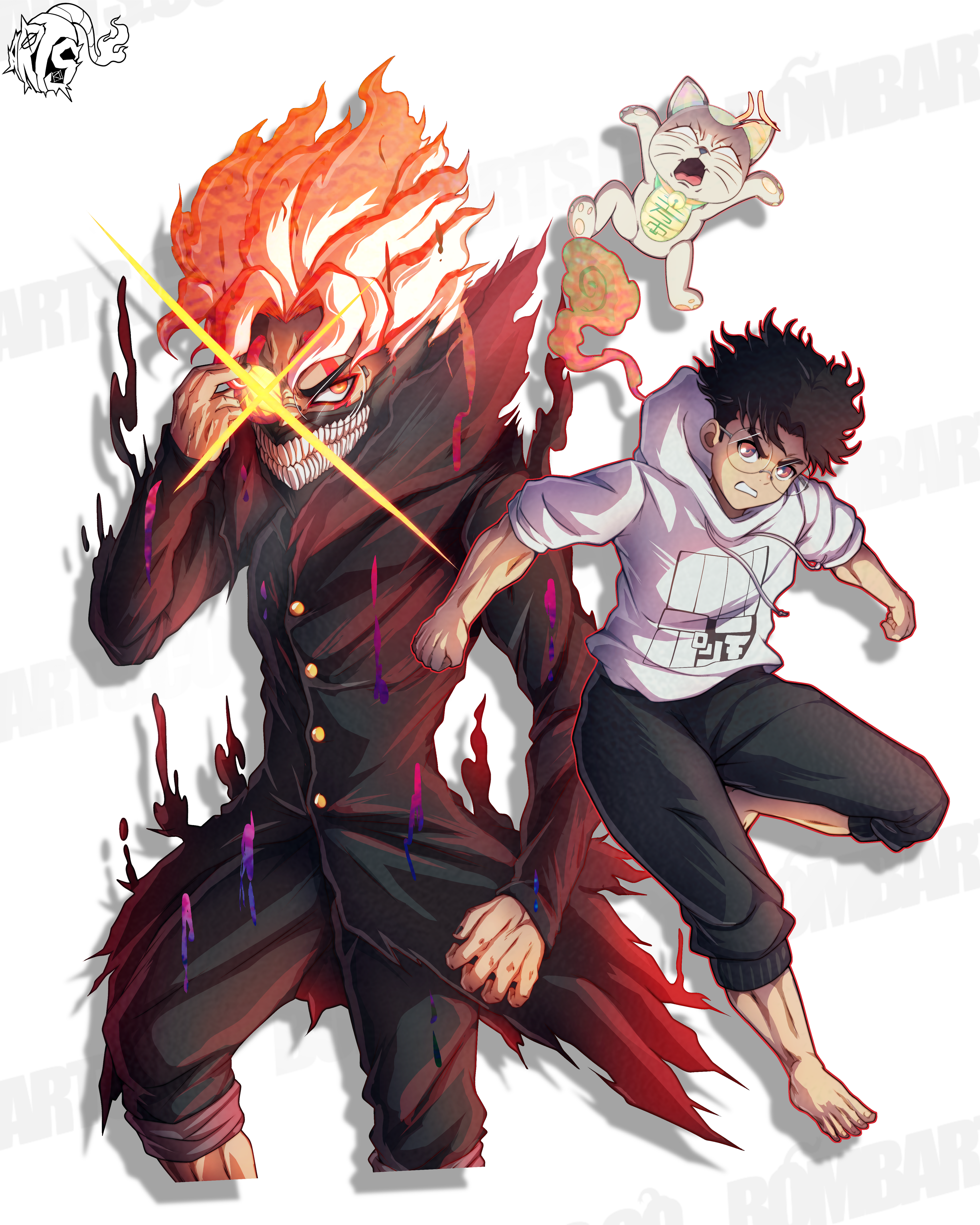 Okarun Spiral Sticker